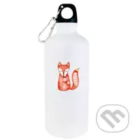 Turistická smaltovaná fľaša Líška