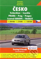 Česko, Praha 1:200 000  1:24 000  1:1 500 000 (Autoatlas)