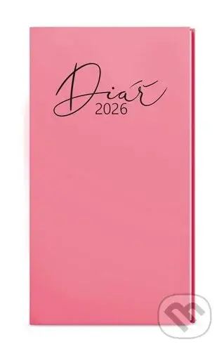 Týdenní diář 2026 Jakub Lamino Pastel kapesní růžová
