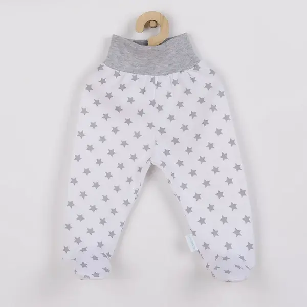 Dojčenské polodupačky New Babysivé s hviezdičkami, vel. 68 (4-6m)