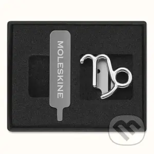 Moleskine  - ozdoba na zápisník - znamenie zverokruhu Kozorožec