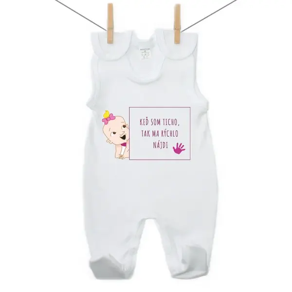 Boodyy Dupačky Keď som ticho tak ma rýchlo nájdi Dievča 80 (9-12 mesiacov)