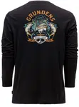 Grundéns tričko tuna tattoo ls t-shirt black - s