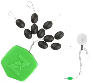 Zfish korálky tungsten oval beads 10 ks - 6 mm