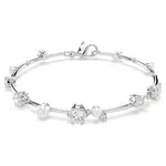 Swarovski Třpytivý náramek s krystaly a perličkami Constella 5707511