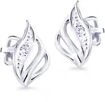 Cutie Diamonds Luxusní náušnice z bílého zlata s brilianty DZ8024-L-30-00-X-2