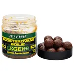 Jet fish boosterované boilie legend range 250 ml 24 mm - seafood švestka česnek