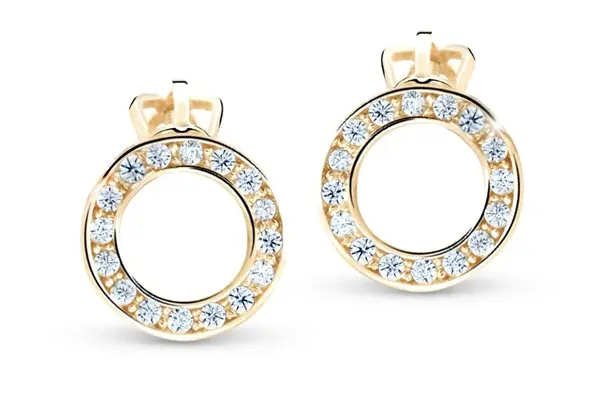 Cutie Jewellery Úžasné náušnice ze žlutého zlata Z3060-30-10-X-1