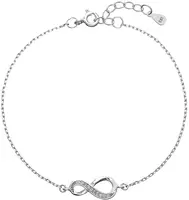 Evolution Group - Pavona Stříbrný náramek se zirkony Nekonečno 13009.1