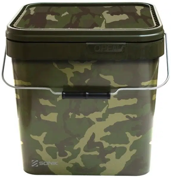 Sonik kbelík camo square bucket - 5 l
