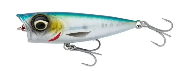 Savage gear wobler micro popper blue green - 4,3 cm 3 g