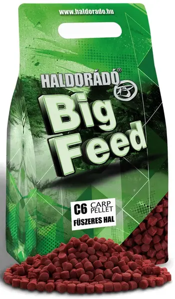 Haldorádó pelety big feed c6 pellet 2 kg 6 mm - pikantní ryba