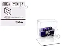 Showcase 2 Cars Desk Top Display Case with Cover "Mijo Exclusives" for 1/64 Scale Models