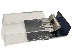 Street Exhaust for Porsche 904 Carrera GTS with Display Case 1/18 Diecast Model by CMC