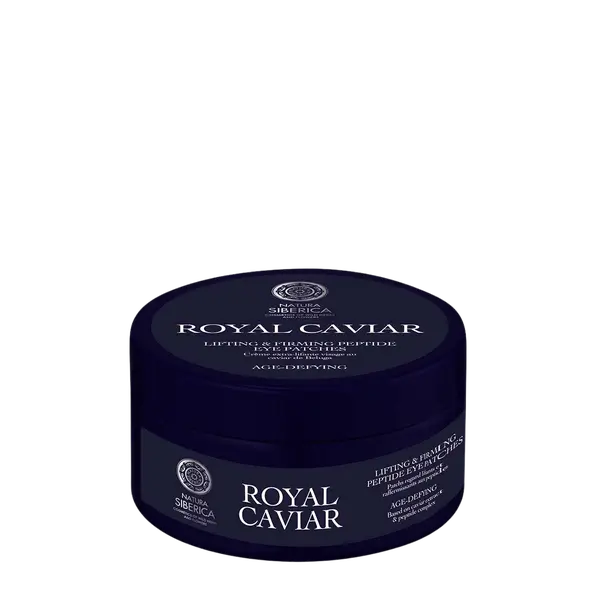 NATURA SIBERICA Royal Caviar, Liftingové a zpevňující peptidové polštářky pod oči 60 ks