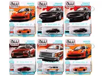Auto World Premium 2024 Set A of 6 pieces Release 2 1/64 Diecast Model Cars by Auto World