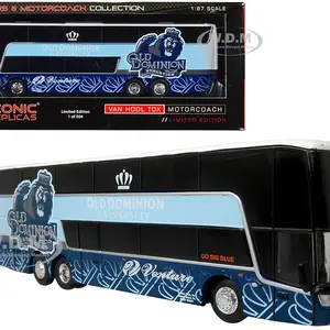 Van Hool TDX Double Decker Coach Bus "Old Dominion University - Venture Tours" "Go Big Blue" "The Bus &amp; Motorcoach Collection" Limited Edition to