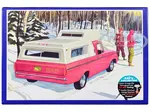 Skill 2 Model Kit 1963 Ford F-100 Camper Pickup Truck 3-in-1 Kit 1/25 Scale Model by AMT