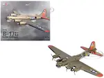 Boeing B-17G Flying Fortress Bomber Aircraft "Man O War II 323rd Bomb Squadron 91st Bomb Group" United States Army Air Forces 1/72 Diecast Model by A