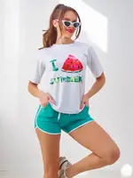 Resti Women's sports set with t-shirt and shorts Watermelon
