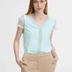 Orsay Light blue women's short-sleeved t-shirt - Women's