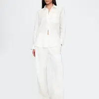 GAP Linen Trousers Wide - Women's