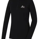 Husky Merow Zip L M, black Merino termoprádlo triko
