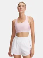 Dámská podprsenka Under Armour Crossback Mid Bra-PNK - Dámské