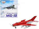 Mikoyan-Gurevich MiG-19S Farmer C Fighter Aircraft "Yellow 45" "VVS Display Team Soviet Air Force Kubinka Air Base" (1960) "Wing" Series  1/72 Diecas
