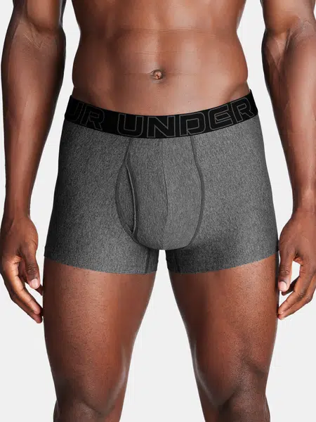 Sivé pánske boxerky Under Armour M UA Perf Tech 3in