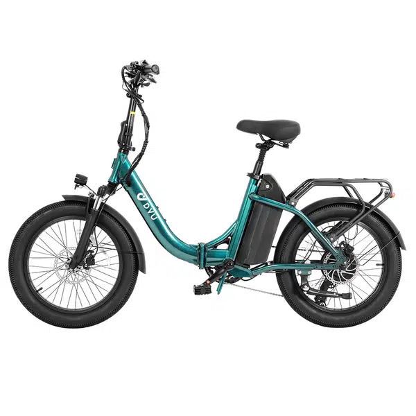 DYU C9 Folding Electric Bike 250W 48V 15.6Ah Green