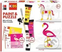 Marabu KiDS Little Artist Paint&Puzzle - Unicorn - puzzle z kategorie Maxi dílky