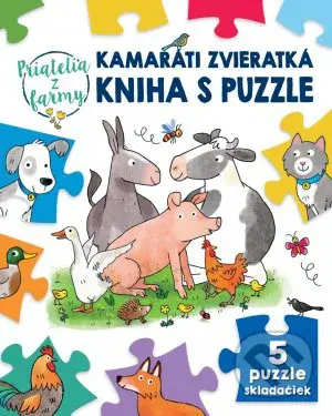 Kamaráti zvieratká kniha s puzzle (Priatelia z farmy) - kniha z kategorie Naučné knihy