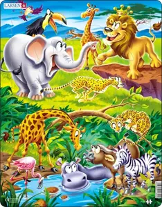 Safari (US16) - puzzle z kategorie Naučné puzzle