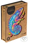 Chameleon M (Unidragon drevené puzzle) - puzzle z kategorie Zvieratá