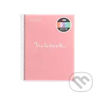 Miquelrius poznámkový blok Emotions A5, 90 g - linkovaný růžový