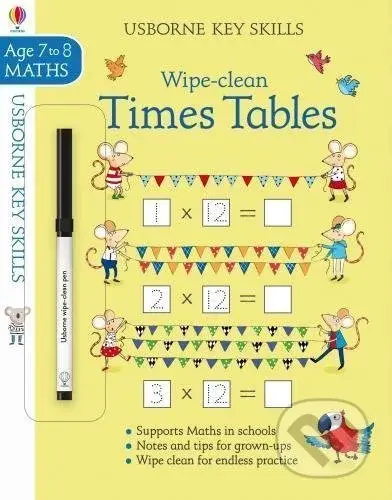 Wipe-Clean: Times Tables 7-8 - Holly Bathie, Elisa Paganelli (ilustrácie) - kniha z kategorie Naučné knihy