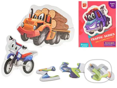 Puzzle dětské Dopravní prostředky - puzzle z kategorie Maxi dílky