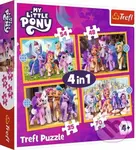 My Little Pony Seznamte se s poníky 4v1 ((35,48,54,70 dílků)) - puzzle z kategorie 15 - 60 dílků