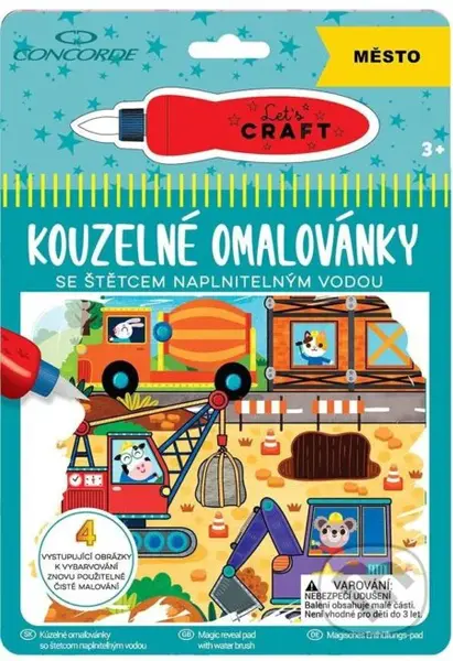 Kouzelné omalovánky - Město - kniha z kategorie Omalovánky
