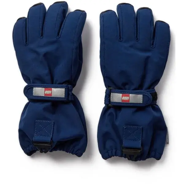 LEGO&reg; kidswear LWAZUN 705 Detské lyžiarske rukavice, tmavo modrá, veľkosť 134-140