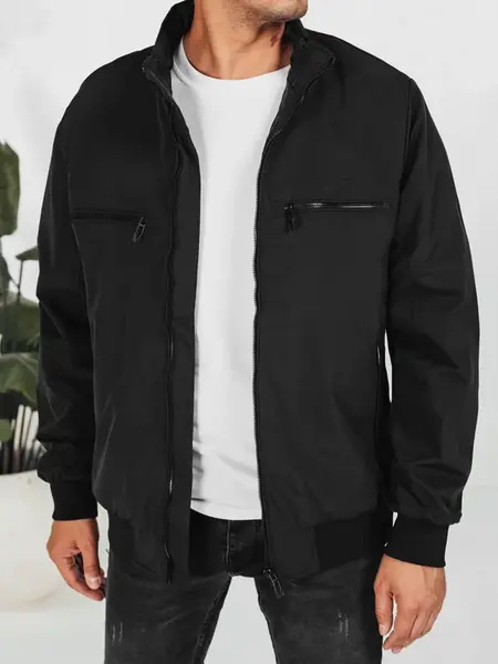 Pánská černá přechodná bunda Dstreet