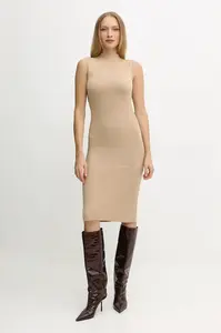 Šaty s příměsí vlny Armani Exchange