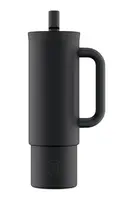 Termohrnek 24bottles Straw 800ml Black černá barva, Straw.800.Black