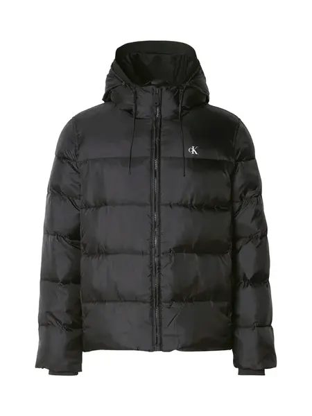 Calvin Klein Jeans Zimná bunda  čierna / biela