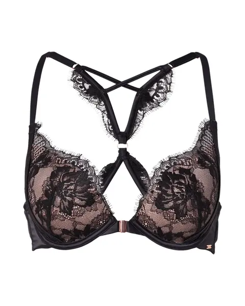 Hunkemöller Podprsenka 'Cynthia'  telová / čierna