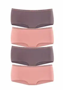 LASCANA Nohavičky  sivá / staroružová