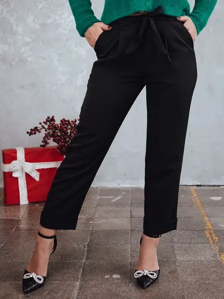 Spodnie damskie ELEGANTIS czarne Dstreet