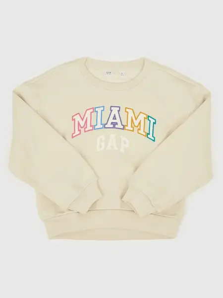 GAP Dětská oversize mikina s logem - Holky