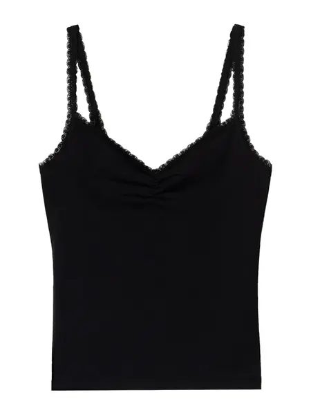 Bershka Top  čierna